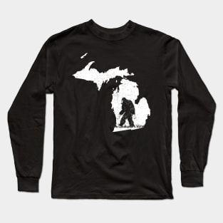 Michigan Bigfoot Long Sleeve T-Shirt